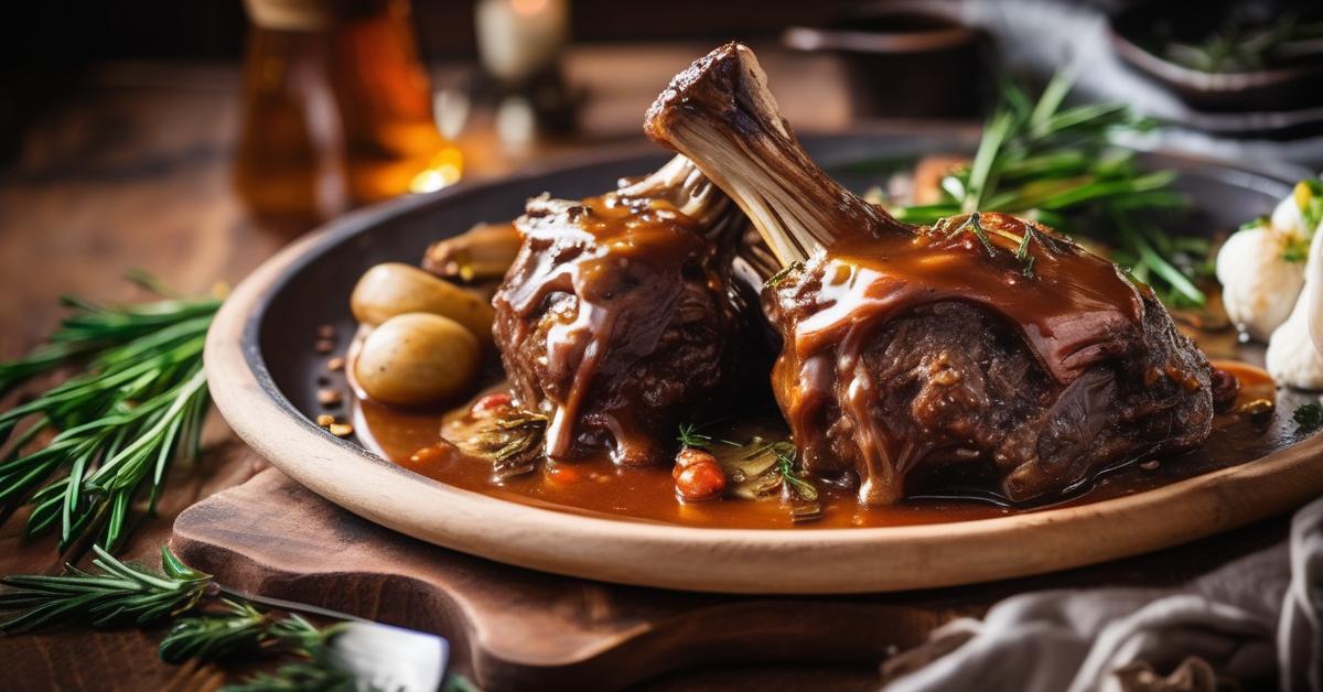 Gicz jagnięca: Długo duszona z miodem i rozmarynem – jak podać?