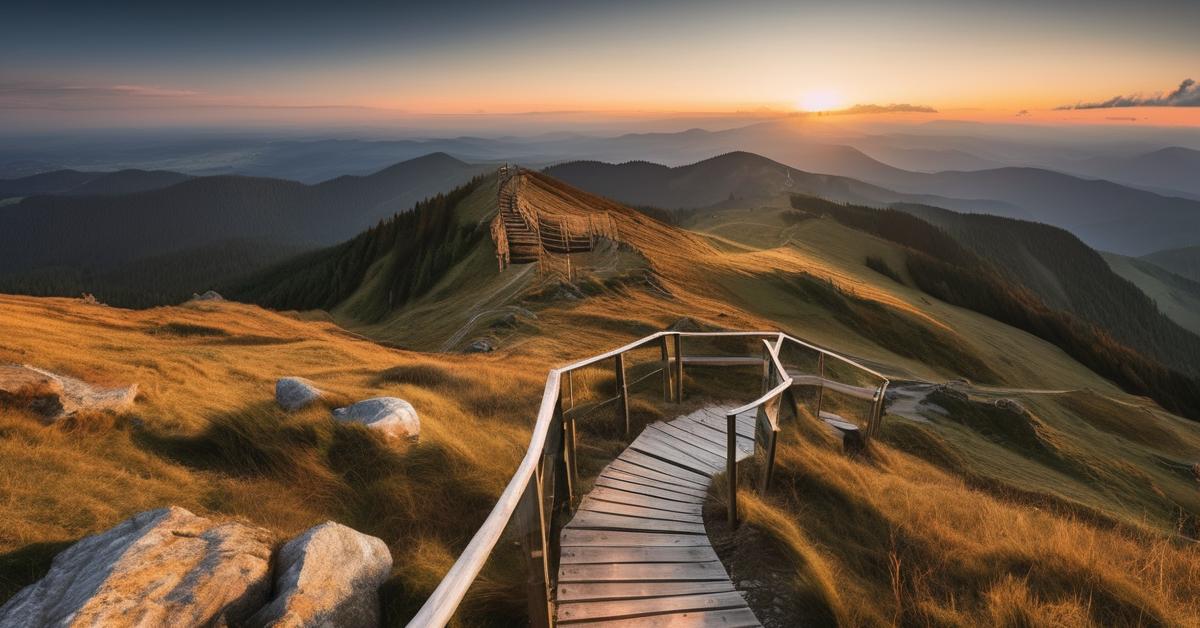 Najkrótszy szlak na Lubań? Niebieski szlak z Przełęczy Snozka w Gorce!