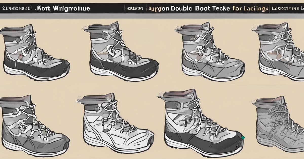 sposób na śliskie sznurówki