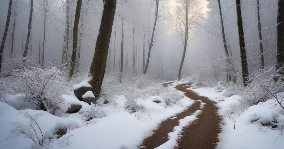 dolina pięciu stawów zimą